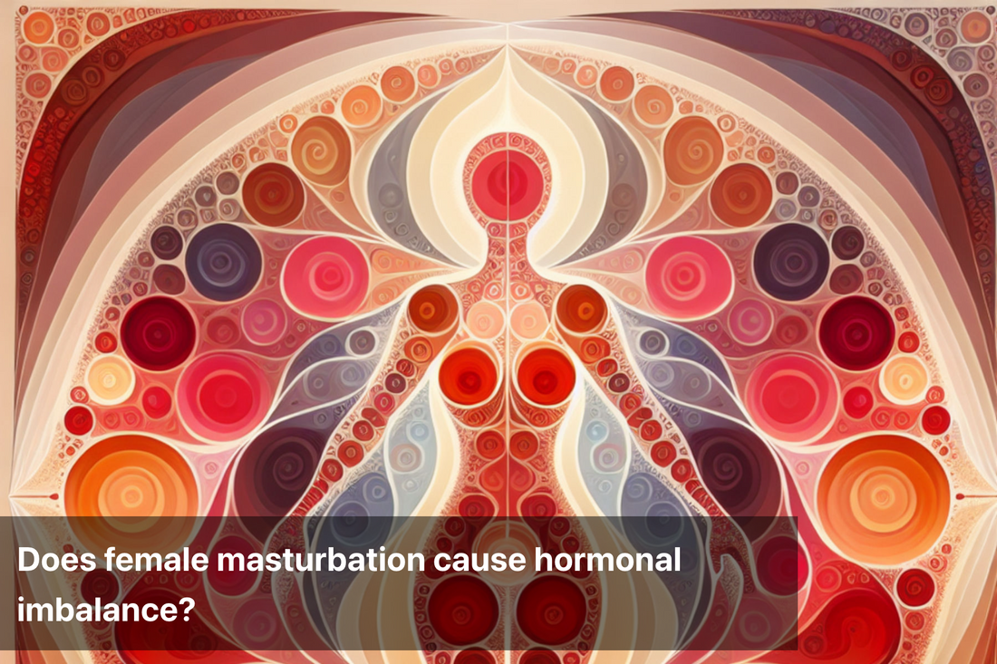 Artistic representation of female form and hormonal health