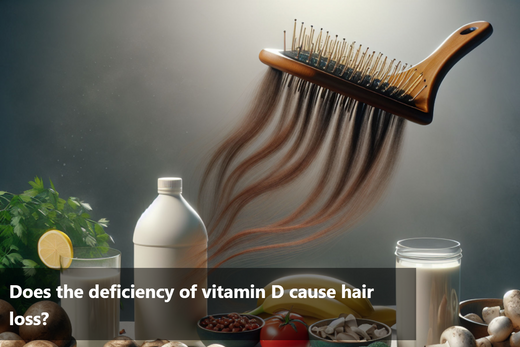 Does the deficiency of vitamin D cause hair loss?